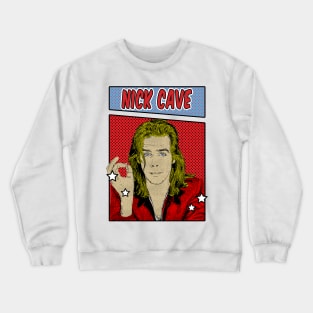 Nick Cave Smoke Pop Art Comic Style Crewneck Sweatshirt